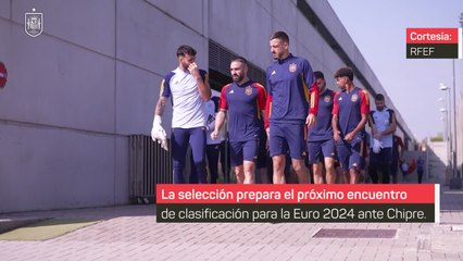 La selección prepara el encuentro ante Chipre
