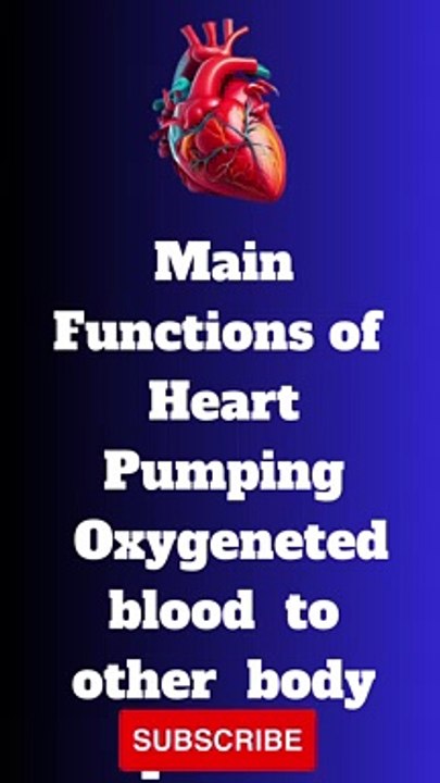 Pumping Oxygen eted blood to other body parts.