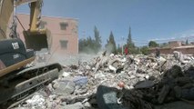 #زلزال_المغرب.. آليات ثقيلة تزيل الركام الناتج عن الزلزال في محاولة للعثور على ناجين في#مراكش #العربية