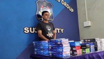 SURAT VIDEO/ हेल्थ वॉर्निंग बिना की 1.37 लाख की सिगारेट के साथ ​एक गिरफ्तार