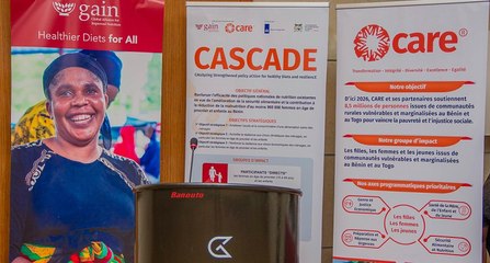Lutte contre la malnutrition au Bénin : lancement du projet CASCADE par CARE et GAIN