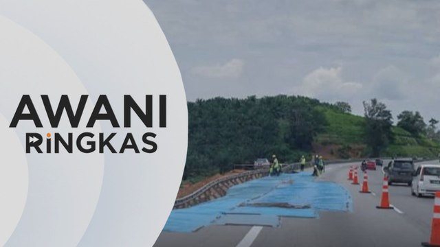 AWANI Ringkas: Runtuhan cerun tambak punca tanah mendap LPT1