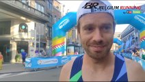 Jérôme Lechien, leader du challenge ville de Namur, à l'interview