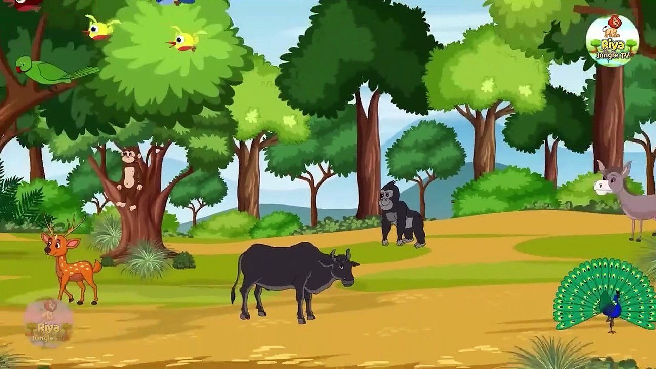 भोला हाथी और डॉन भेड़िया _ Don Wolf of The Jungle _ हिंदी कहानियाँ _ Moral Stories _ Riya Jungle Tv