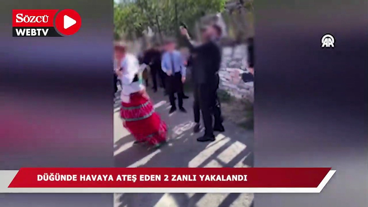 Pendik'te düğünde havaya ateş eden 2 zanlı yakalandı