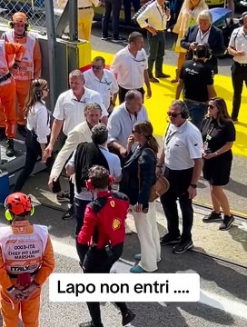 Non fanno entrare Lapo Elkann in pista a Monza