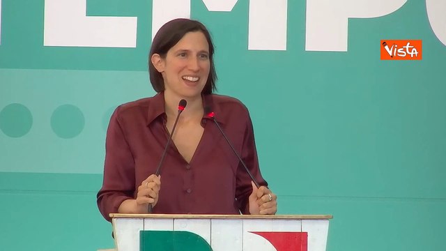 Schlein: Grande emozione e onore chiudere la Festa nazionale dell'Unit?