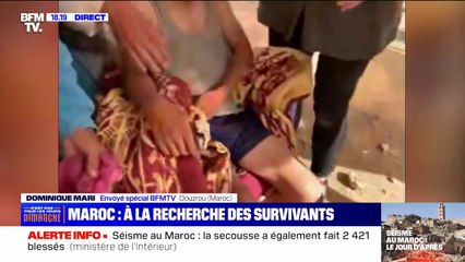 Download Video: Séisme au Maroc: à Douzrou, les survivants soignés sous des tentes de fortune