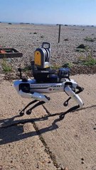 Watch: Robotic 'dog' surveys former Cold War site