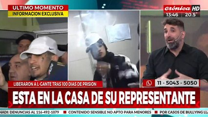 Habló el abogado de L-Gante tras 100 días detenido