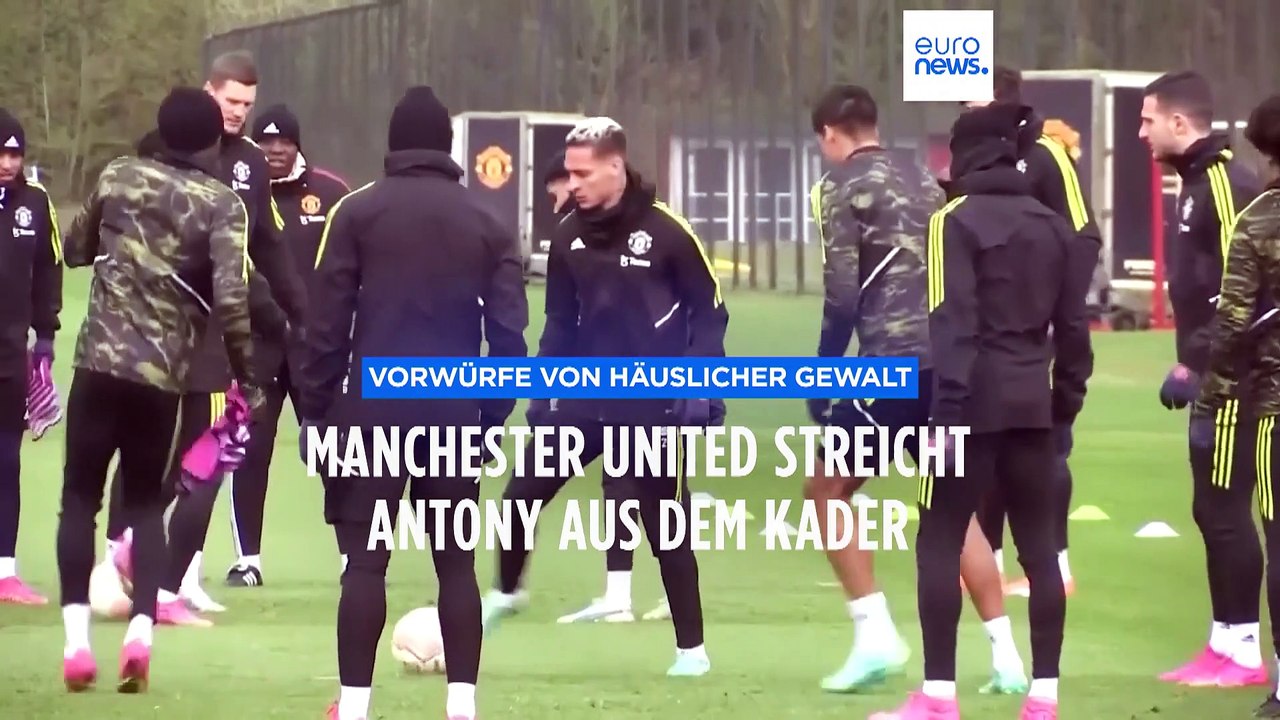 Vorwürfe von häuslicher Gewalt: Manchester United streicht Antony aus dem Kader