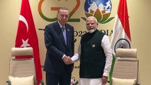 Cumhurbaşkanı Erdoğan'da Hindistan'daki G20 Liderler Zirvesi'nde diplomasi trafiği