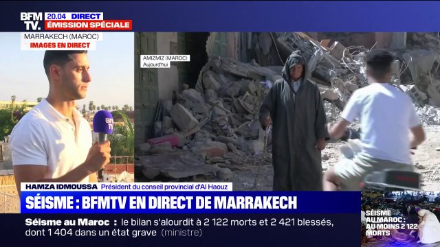 Séisme au Maroc: la province d'Al Haouz compte 1351 morts à elle seule