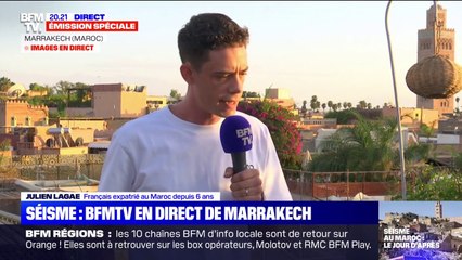 "Comme si on était accroché au réacteur d'un avion": le témoignage de Julien Lagae, Français installé au Maroc