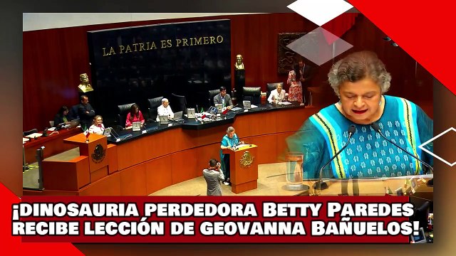 ¡VEAN! ¡la dinosauria perdedora Betty Paredes recibe una lección de Geovanna por colgarse de AMLO!
