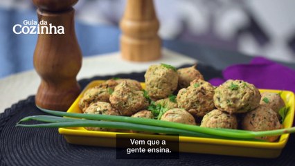Falafel: bolinho de grão de bico na air fryer