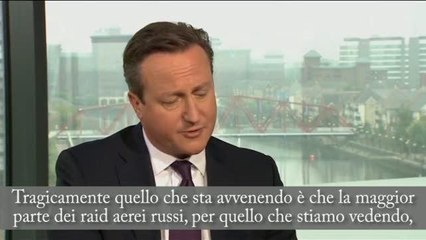 Siria, Cameron contro la Russia: «Errore sostenere quel macellaio di Assad»