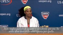 Serena Williams dopo il ko con la Vinci: «Non voglio parlare di quanto sono delusa»