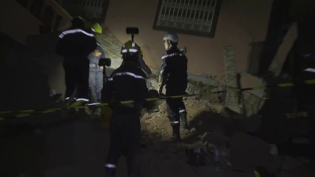 موفد العربية يتابع عمليات البحث والإنقاذ في قرية ورغان بإقليم الحوز بالمغرب