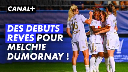 Le premier but de Melchie Dumornay avec l'OL lors du Trophée des Championnes 2023