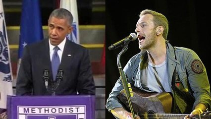 Obama «special guest» nel nuovo album dei Coldplay con la sua «Amazing Grace»