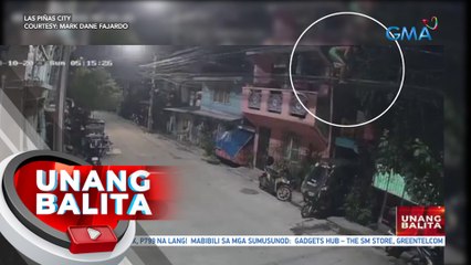 Pagnanakaw ng isang binatilyo sa mga kable ng telepono sa Las Piñas, sapul sa CCTV | UB
