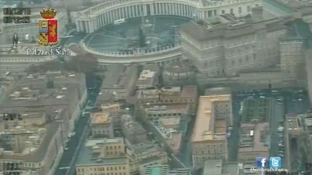 Giubileo, le immagini di Piazza San Pietro dall'elicottero della Polizia