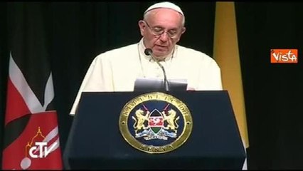 Papa Francesco in Swahili: «Che Dio benedica il Kenya»