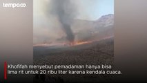 Tornado Api di Gunung Bromo, Helikopter Dikerahkan untuk Pemadaman