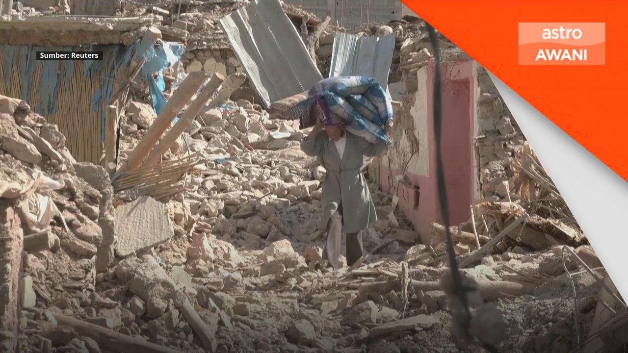 Gempa bumi kuat ranapkan kampung di Maghribi