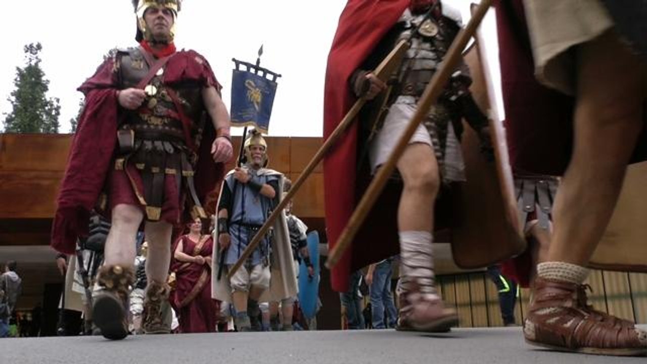 Expo, antichi romani a spasso tra i padiglioni