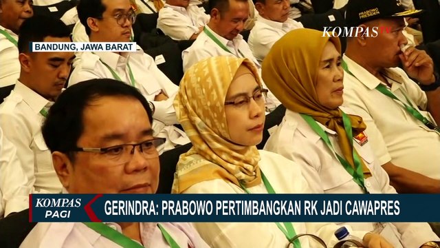 Gerindra Ungkap Ridwan Kamil Masuk Kriteria Cawapres Prabowo