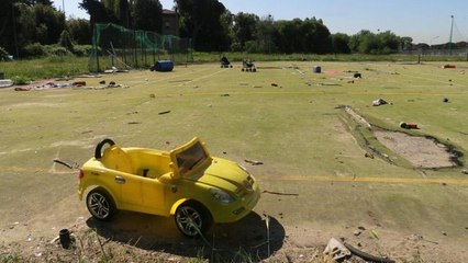 Monte Mario, sgomberato l’ex campo di calcio occupato