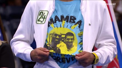 L'hommage poignant de Djokovic à Kobe Bryant pour son 24e Grand Chelem symbolique