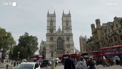 Скачать видео: Londra, le campane di Westminster suonano per la Regina