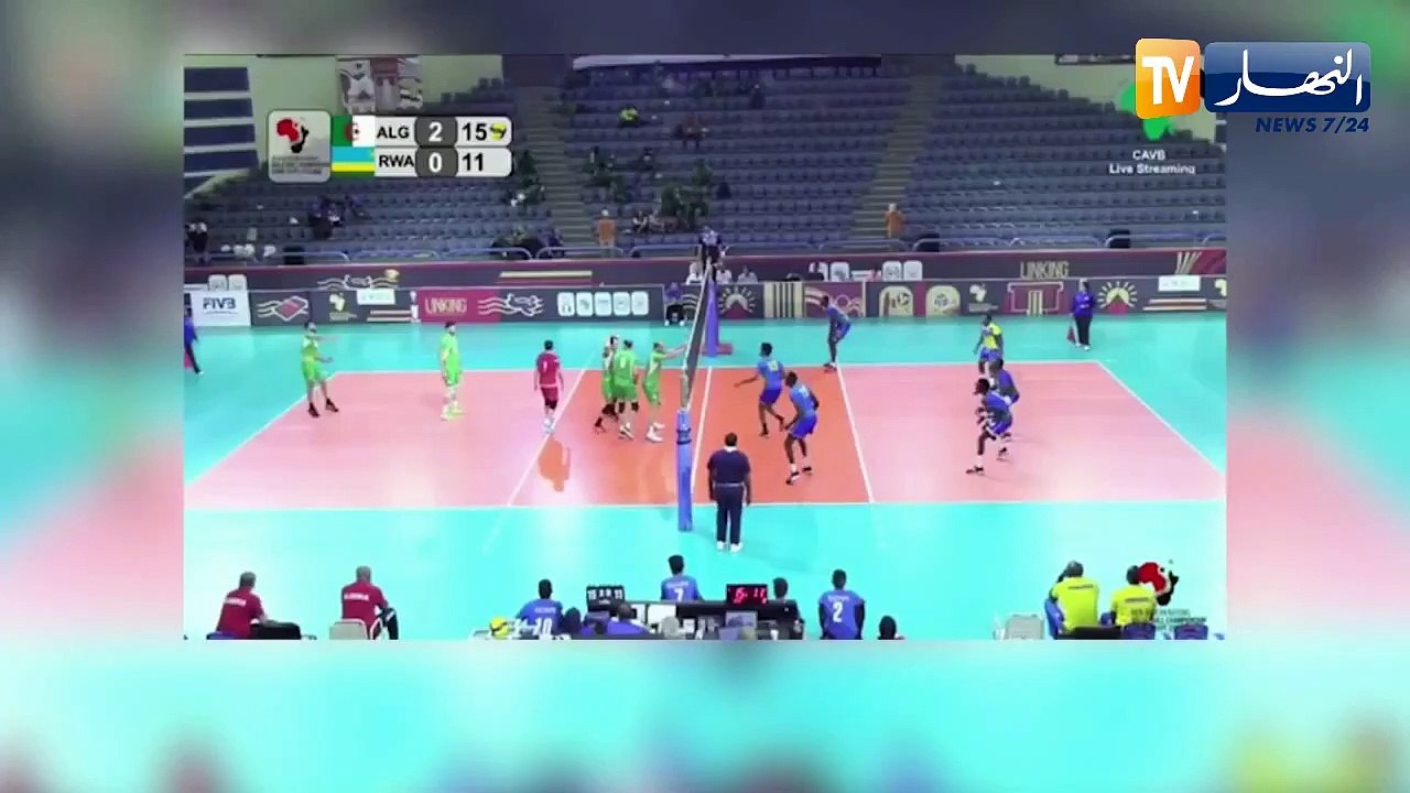 المنتخب الوطني للكرة الطائرة يتأهل لنصف نهائي كأس إفريقيا بمصر ويواجه ليبيا