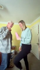 Sweet Dad's Reaction To Pregnancy Announcement