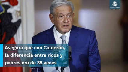 En su visita a Chile, López Obrador recuerda a Calderón y lo llama “presidente espurio”