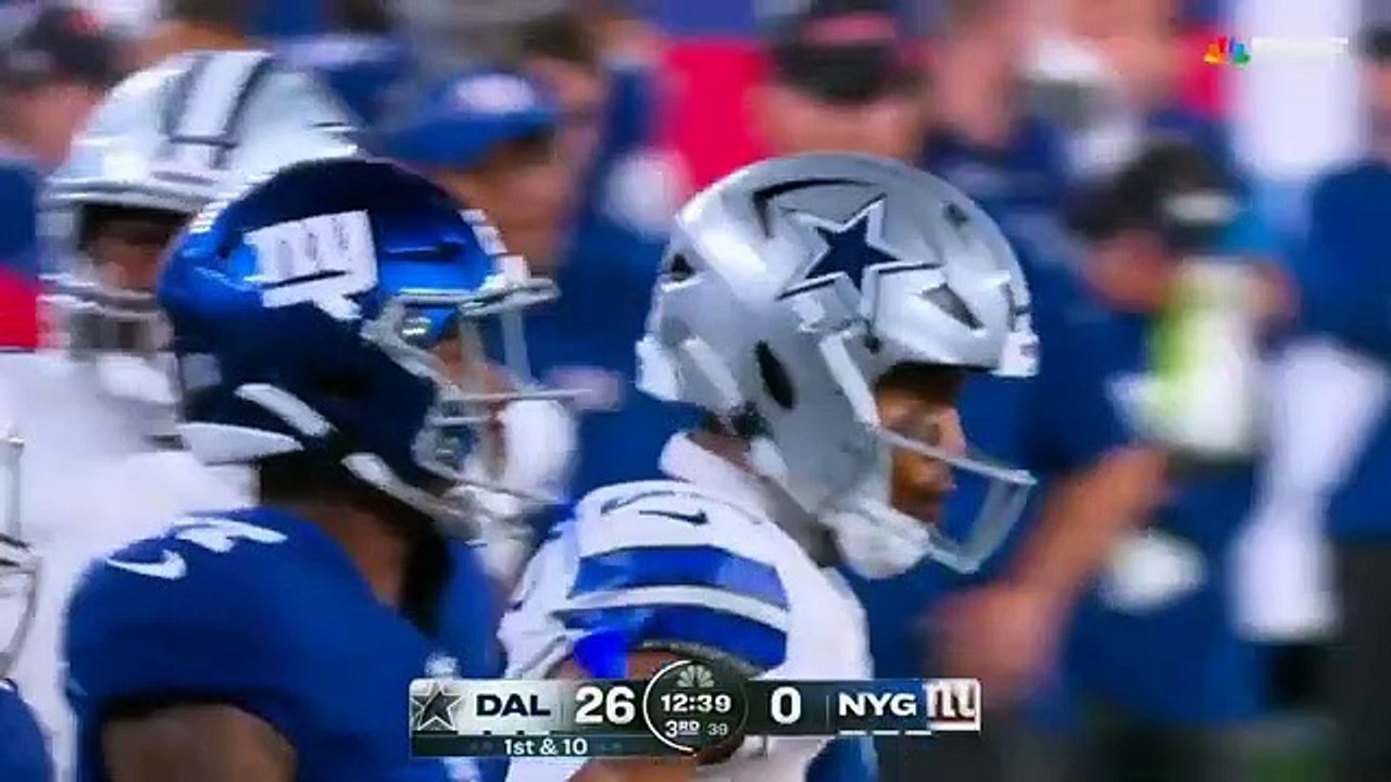 Dallas Cowboys Vs New York Giants Full Highlights 3rd Qtr Sep 10 Week 1 Nfl Season 2023 7067