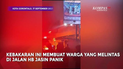 Rumah Makan dan Toko Gorden di Kota Gorontalo Ludes Terbakar