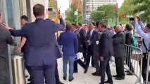 Elon Musk, Cumhurbaşkanı Erdoğan ile görüşmek üzere Türkevi'ne geldi
