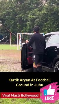Kartik Aryan At Football Ground in Juhu