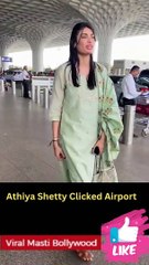 Athiya Shetty Clicked Airport