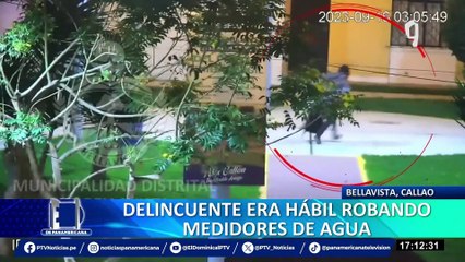 Descargar video: Serenos capturan a ladrón de medidores en Bellavista