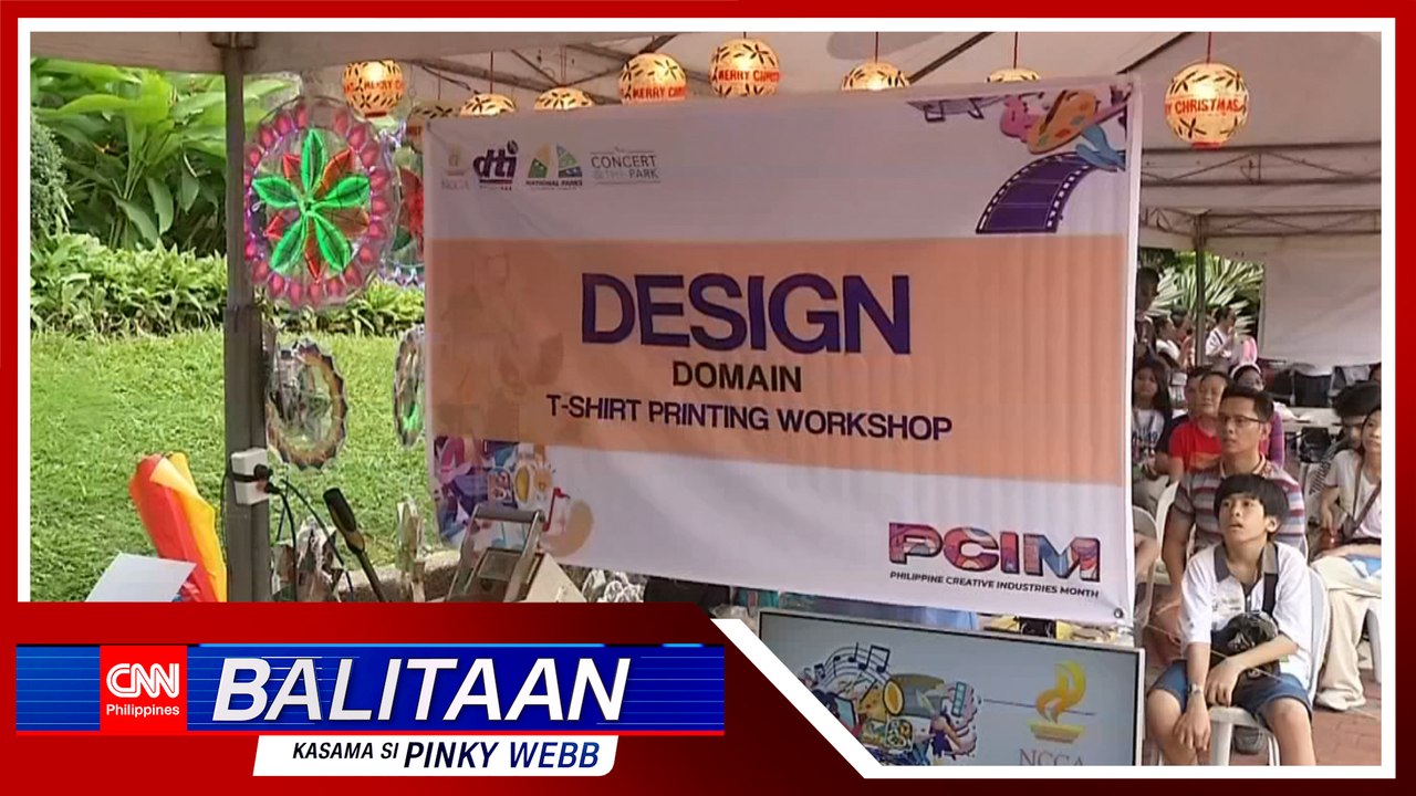 Workshops isinagawa sa pagdiriwang ng PH Creative Industries Month