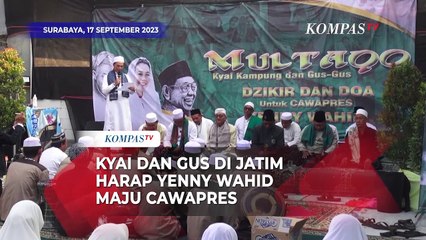 Kyai dan Gus di Surabaya Gelar Zikir Harap Yenny Wahid Maju Cawapres 2024