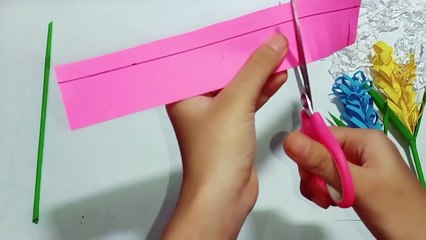 how to make lavender flowers from origami paper