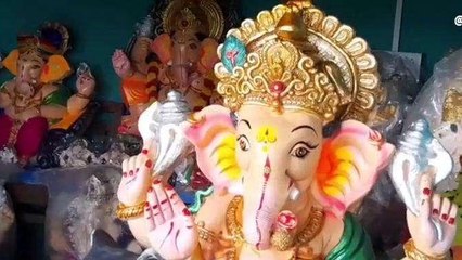 सागर: गणेश चतुर्थी को लेकर उत्साह, मनमोहक मूर्तियों से सजे बाजार