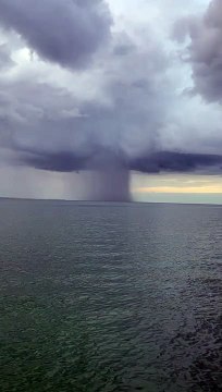 Storm Cells Sits On Lake Simcoe