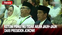 Ucapkan Terimakasih pada Presiden, Ketum PBNU: NU Tidak akan Jauh-Jauh dari Presiden Jokowi